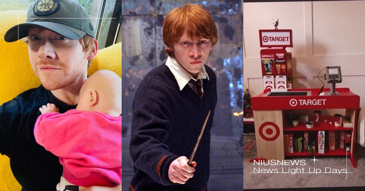 《哈利波特》榮恩變女兒傻瓜？魯伯葛林特因女兒思鄉吵著逛百貨，霸氣在家蓋迷你版 榮恩、魯伯葛林特、女兒傻瓜、吉米A咖秀、Rupert Grint、Target