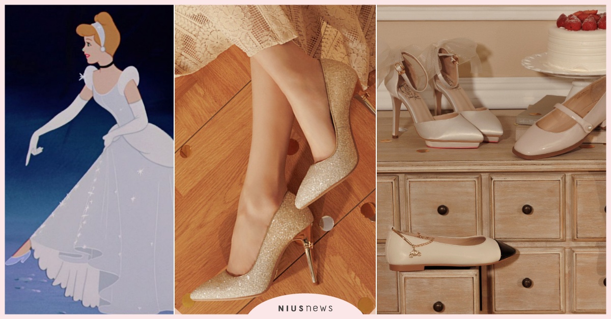 Grace Gift迪士尼公主6聯名鞋包！灰姑娘「碎鑽漸層玻璃鞋」、愛麗兒瑪莉珍 Grace Gift迪士尼、迪士尼聯名鞋、灰姑娘鞋、迪士尼公主聯名、迪士尼公主高跟鞋、迪士尼公主包包、迪士尼平底鞋、愛麗兒鞋、奧蘿拉鞋、白雪公主包、仙杜瑞拉包、灰姑娘包、小資女平價高跟鞋推薦