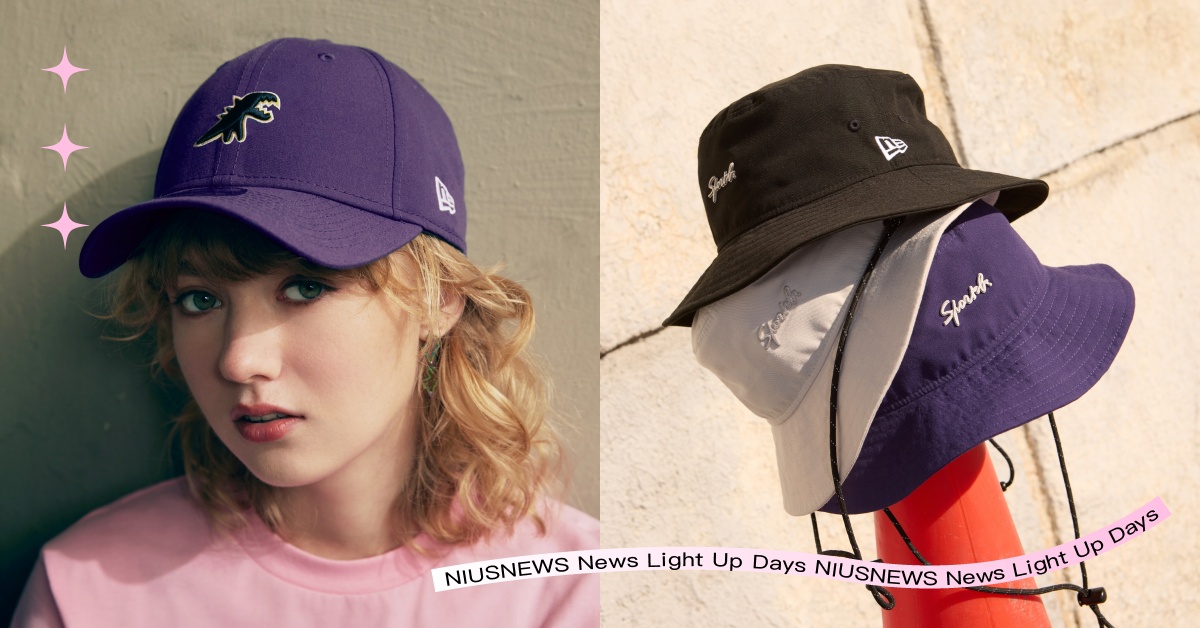 SPORT b.×New Era聯名可愛翻！小恐龍刺繡棒球帽、Logo漁夫帽快收 SPORT b.、New Era、聯名、帽款、棒球帽、漁夫帽