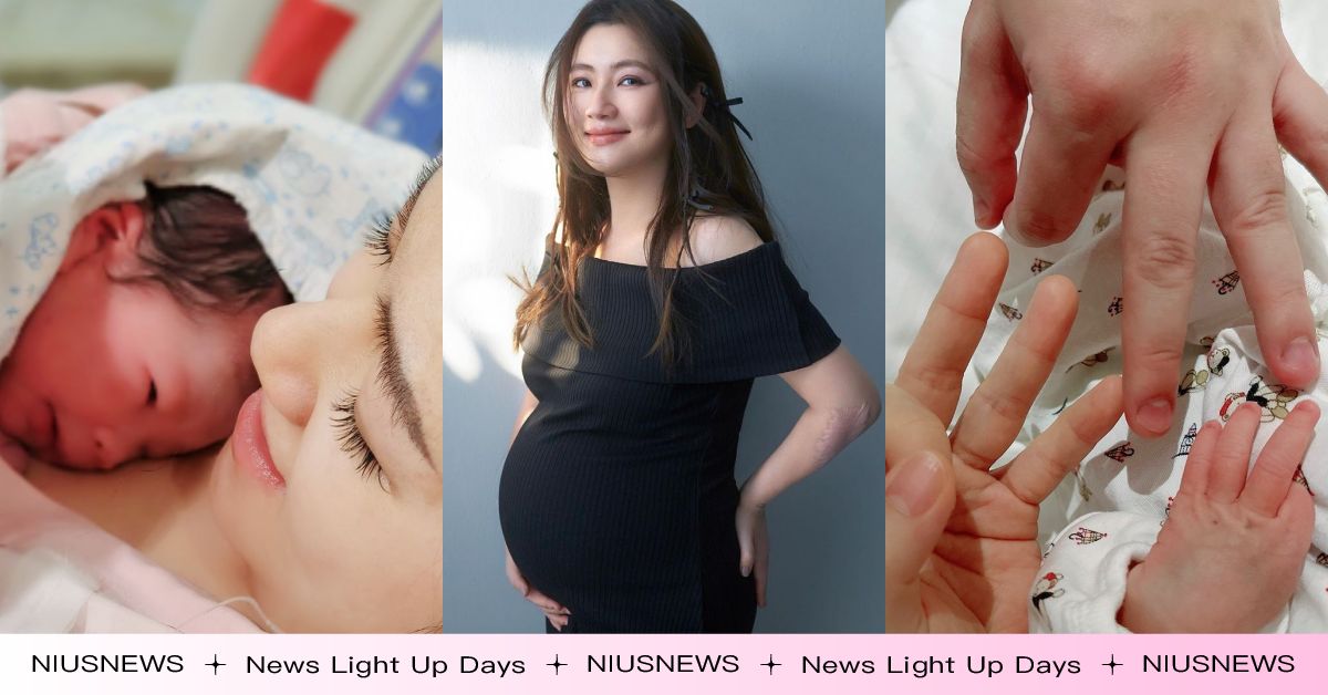 Selina生了！讚小腰果讓媽媽如願「微優雅生產」，曬一家三口照小手比OK超可愛 Selina、女星保養、懷孕、小腰果、SHE