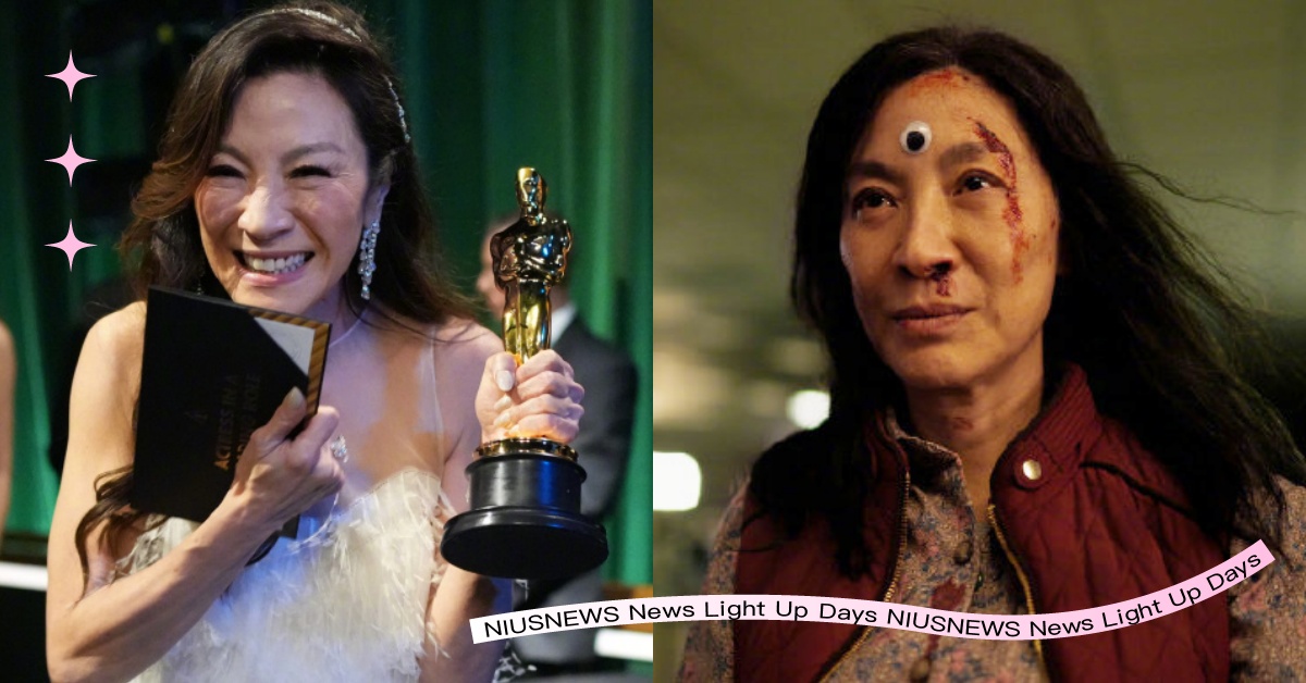 楊紫瓊成奧斯卡首位亞裔影后！鼓勵女性「永遠別放棄」，合體《神鬼傳奇》布蘭登費雪！ 楊紫瓊、媽的多重宇宙、奧斯卡、影后、亞裔影后、布蘭登費雪、關繼威、潔米李寇蒂斯