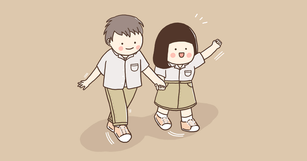 不曉得與你走到哪才好，也許是到老 插畫、愛情、戀愛、療癒、圖文創作