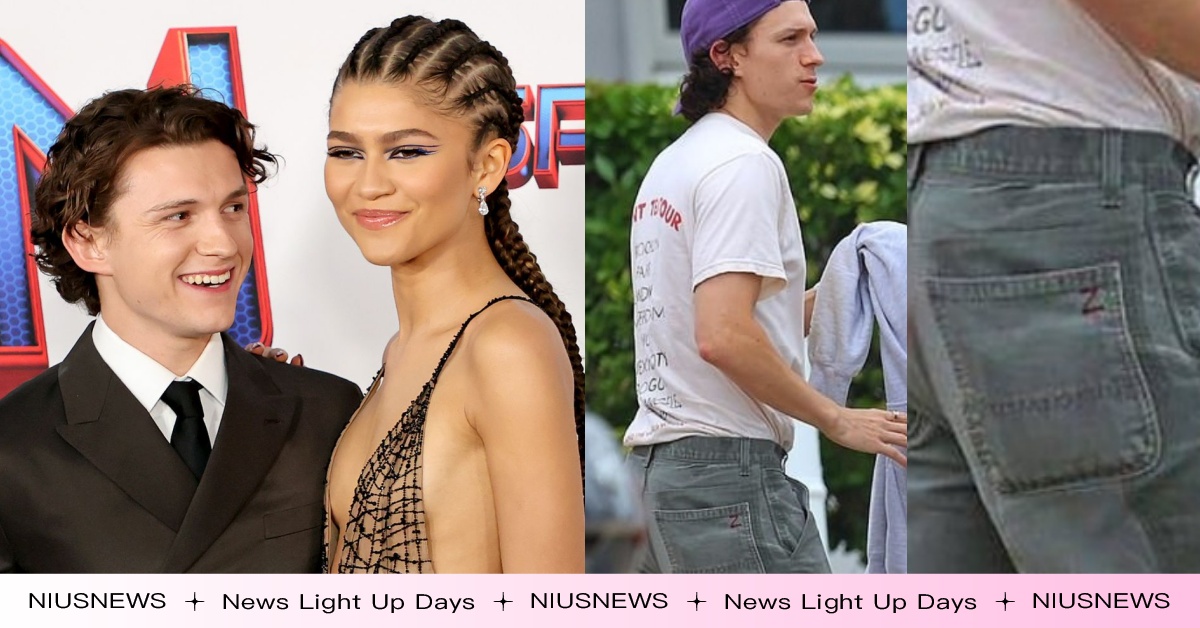 這個屁股是我的！《蜘蛛人》荷蘭弟超低調放閃，褲子口袋後面藏著「這字母」宣示主權！ 蜘蛛人、試鏡、湯姆霍蘭德、贊達亞、千黛雅