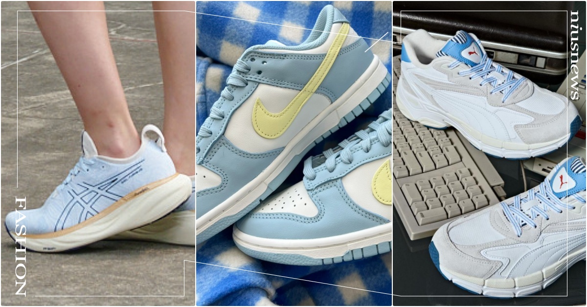 2023春夏5雙「寶寶藍球鞋」推薦！NIKE夢幻神仙配色、NB550復古鞋超減齡 2023藍色球鞋、ASICS跑鞋、ASICS藍色、PUMA藍色鞋、NB藍色鞋、NB550藍色、NB550、NewBalance、ASICS厚底鞋、NIKE藍色球鞋、CONVERSE藍色、CONVERSE單寧