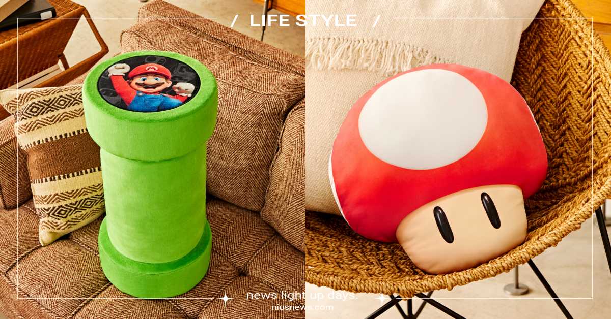 《超級瑪利歐兄弟》一番賞俏皮登場！超級蘑菇＆穿梭水管抱枕、角色水杯，台灣也能抽！ 超級瑪利歐兄弟、超級瑪利歐兄弟電影版、瑪利歐、萬代、一番賞、任天堂、台灣