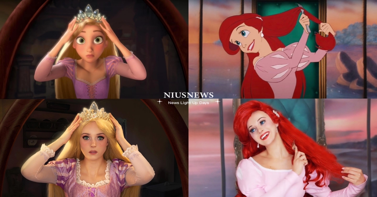 Coser扮《小美人魚》真人版神還原！100%變身迪士尼角色，連動畫場景都重現？ 化妝、Makeup、迪士尼、Disney、stephaniestokkvik