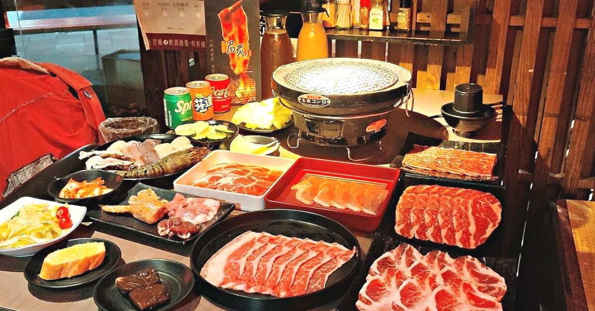 三重日式頂級燒肉，聚餐CP值高，海陸放題燒烤吃到飽 三重吃到飽、三重美食、吃到飽、名炙炭火燒肉、新北吃到飽