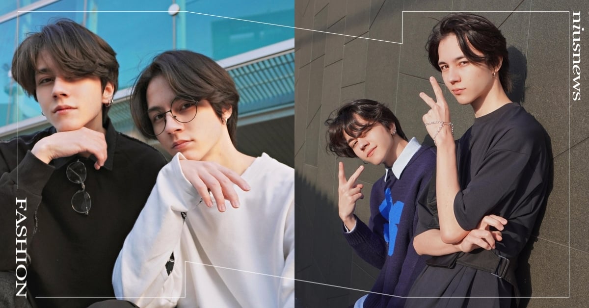 IG爆紅混血雙胞胎帥哥！誘惑笑顏+極致電眼迷暈網，一家神基因連妹妹也超正？ TWINSゴ、Almost Japanese、Denis、デニス、Kirigo、キリゴ、サーシャ、混血兒、雙胞胎