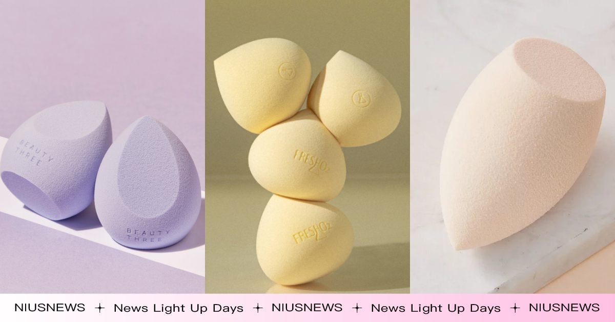 回購率超高！10款便宜好用「開架美妝蛋」推薦，水滴造型、雙切面上妝省時有效率 美妝蛋、開架美妝、底妝、粉底、MIT