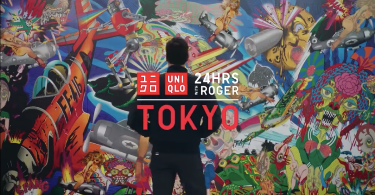 和費德勒在東京，共度 24 小時 UNIQLO ユニクロ、24 Hours with Roger