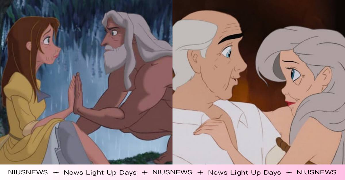 迪士尼公主王子CP老了長這樣？《小美人魚》艾瑞克王子變禿頭，野獸反倒是帥大叔？ 迪士尼、公主、迪士尼公主、迪士尼王子、老年版、惡搞、愛情、戀愛、幽默