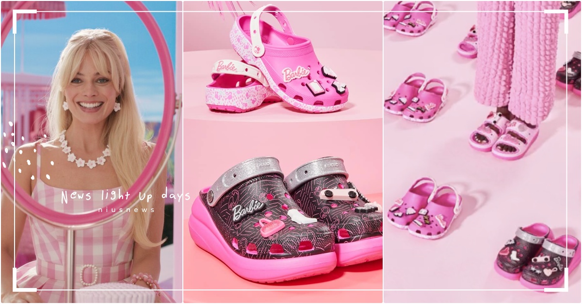 CROCS《Barbie芭比》聯名粉紅芭比鞋台灣開賣！5CM厚底不貼地、豪車鞋扣 CROCSBarbie芭比、2023卡通聯名鞋推薦、Barbie芭比聯名、Barbie芭比電影、Barbie芭比洞洞鞋、Barbie芭比同鞋、芭比聯名鞋、CROCS聯名、CROCS芭比