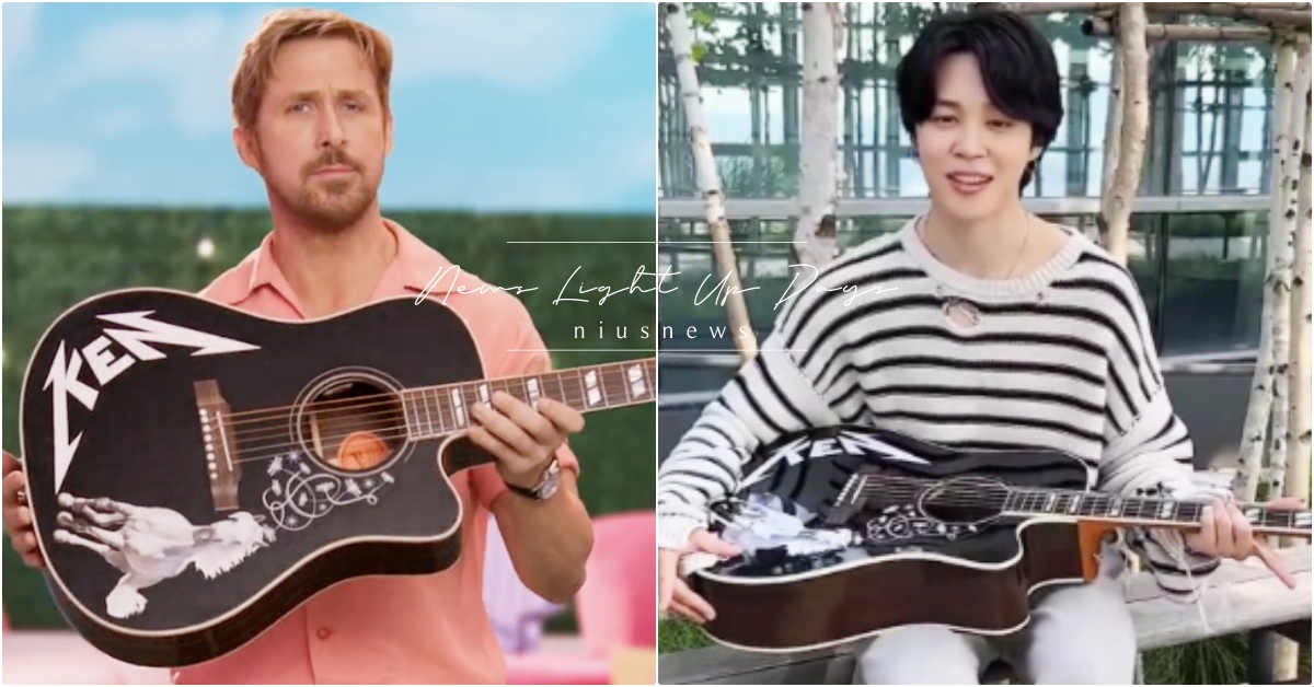 Jimin真的收到「《芭比》肯尼的吉他」！雷恩葛斯林道歉4天後秒送達，神影片瘋傳 Barbie芭比上映、Barbie芭比電影、Barbie芭比肯尼、Barbie芭比台灣、Barbie芭比雷恩葛斯林、雷恩葛斯林肯尼、雷恩葛斯林Jimin、Jimin回歸、Jimin肯尼、JiminIG、Jimin芭比