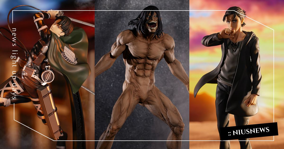 《進擊的巨人》一番賞霸氣開抽！30公分「巨人化艾連」帥爆、里維兵長戰鬥姿模型必收 進擊的巨人、動漫、動畫、一番賞、進擊的巨人一番賞、進擊的巨人動畫、進擊的巨人完結