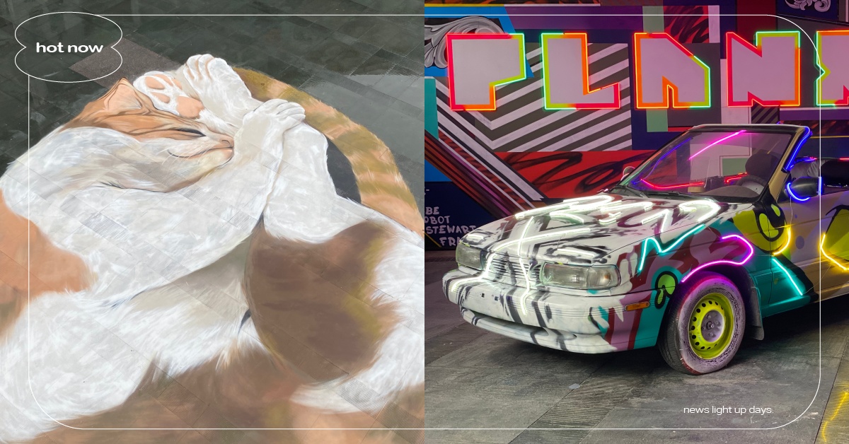 2023台中《草悟系．七月半》詳細地圖時間總整理！巨貓登場，打造大人水樂園 台中景點、台中美食、草悟系七月半、草悟系、PARK2 草悟廣場、勤美誠品綠園道、金典綠園道商場