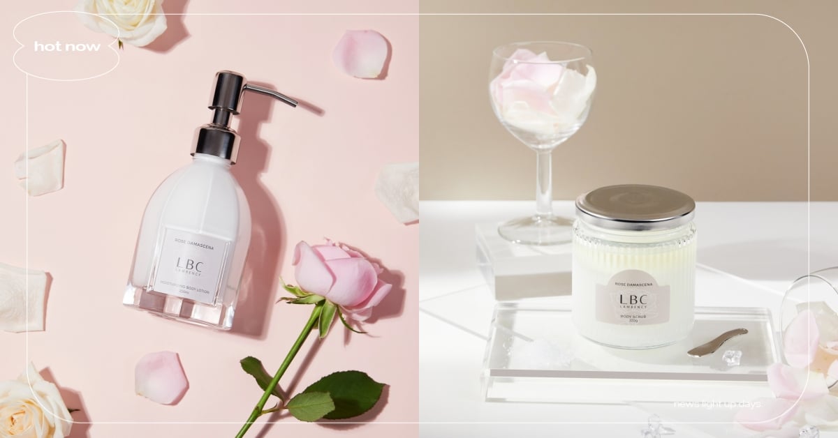 花香馥郁仙女肌私房術！LBC水漾玫瑰柔潤香氛系列，讓你沈浸保養MeTime時光！ LBC、水漾玫瑰柔潤香氛、仙女肌