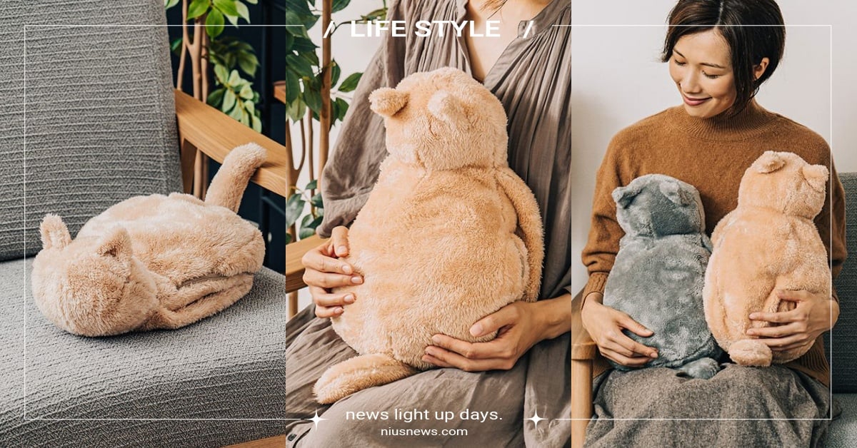 貓奴必收「貓咪熱水袋」！軟萌「外型＋觸感」神還原、蓄熱功能宛如真貓？ 日本、貓咪、貓奴、貓奴必收、貓咪熱水袋、熱水袋、居家生活、家電