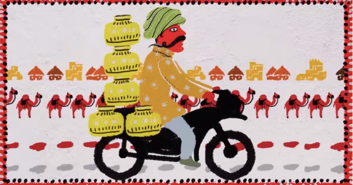 在滾動的畫布上，跑遍印度大街小巷 India Moves on Exide、The Moving Canvas、Exide Care