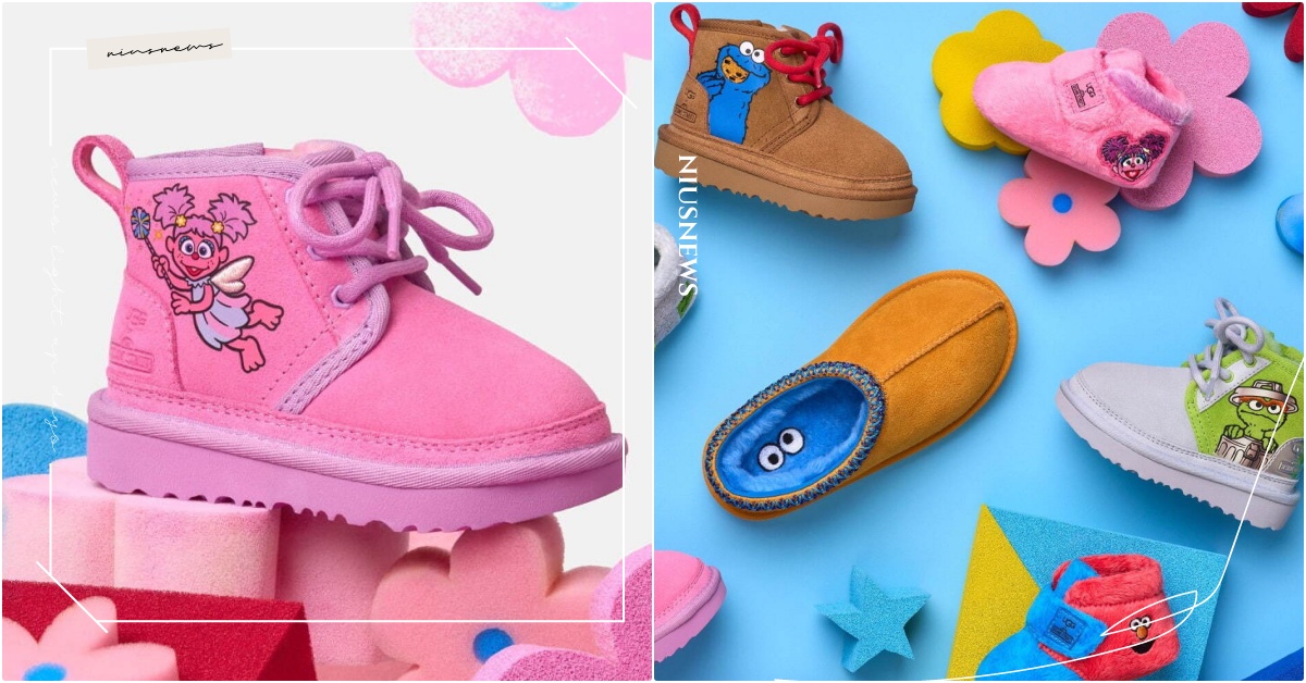 UGG《芝麻街》7大聯名「餅乾怪獸雪靴、Elmo炸毛童靴」開賣！焦糖靴藏超萌亮點 Elmo鞋、餅乾怪獸鞋、UGG聯名、芝麻街聯名鞋、卡通聯名配件、2023聯名雪靴、UGG雪靴、UGG芝麻街聯名、聯名雪靴推薦、Elmo雪靴