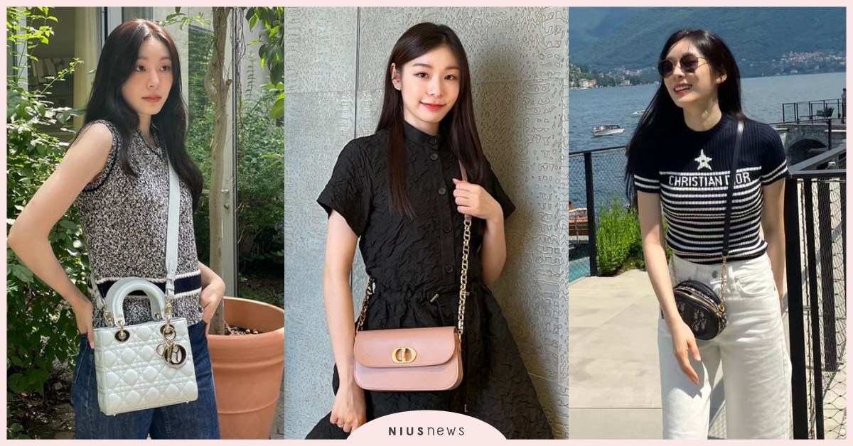 和Jisoo上演仙女打架！滑冰女王金妍兒5款「Dior包包」推薦，首推絕美冰藍色 DIOR秋冬新品、DIOR聖水店、金妍兒、滑冰女王、Jisoo