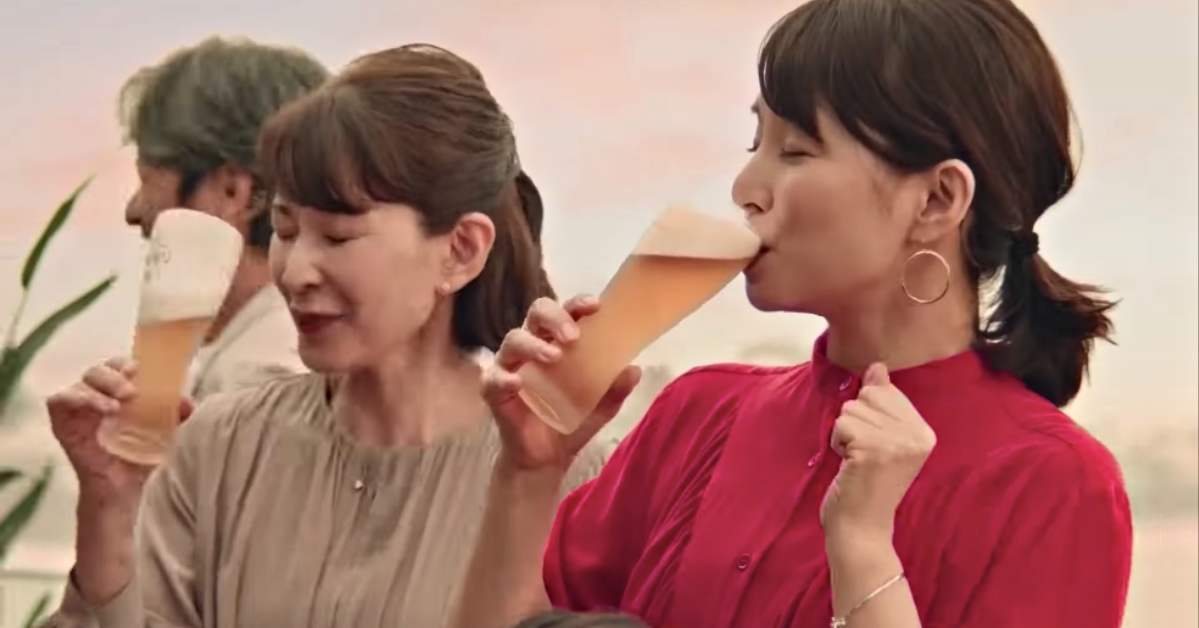 夏天就該打西瓜，大口吃流水麵 キリン一番搾り生ビール、KIRIN BEER