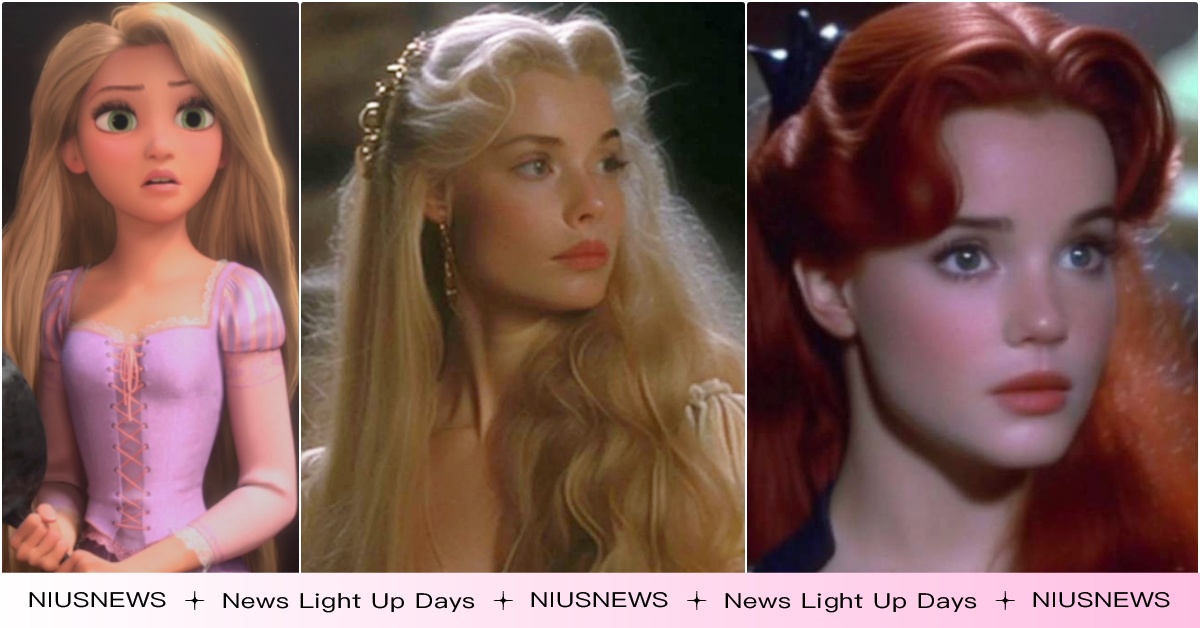 11位迪士尼公主「80年代的復古AI真人版」爆熱議！愛麗兒封最美公主、樂佩撞臉他 愛麗兒AI真人、迪士尼公主真人、迪士尼真人版、迪士尼AI、卡通角色AI