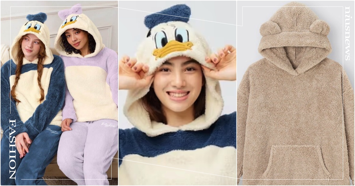 GU聯名迪士尼「唐老鴨、黛西」毛茸茸居家服秒殺！熊寶寶、羊咩咩款3D萌耳神還原 迪士尼居家服、GU聯名居家服、GU台灣、GU毛絨居家服推薦、GU迪士尼聯名、唐老鴨黛西居家服、迪士尼唐老鴨黛西、毛茸茸居家服、冬天居家服推薦