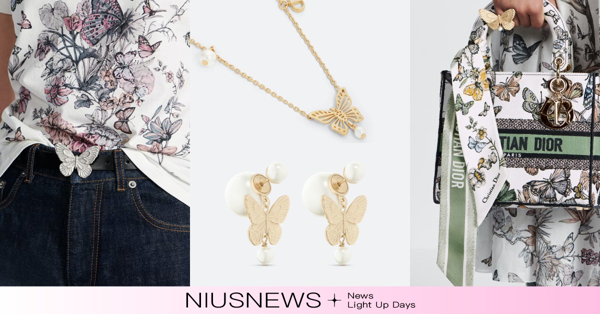2024 DIOR早春7款「蝴蝶配件」精選！結合珍珠優雅浪漫、春日綠絲巾造型百搭 DIOR、DIOR24SS、DiorMétamorphose、精品飾品推薦
