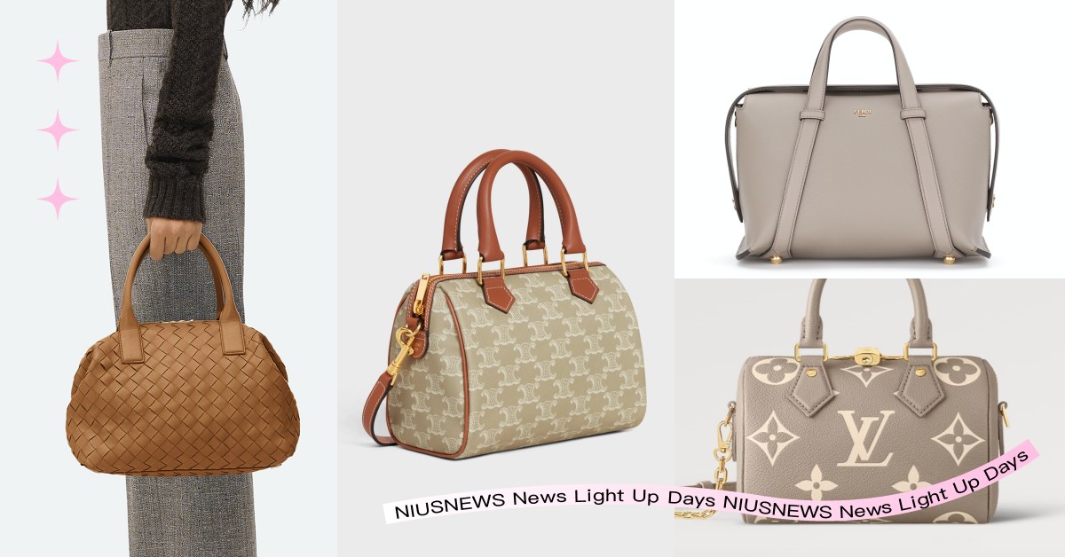 入手不虧5款「精品波士頓包」推薦！CELINE老花再添新成員、LV奶茶色超溫柔 精品包推薦、波士頓包、LOUISVUITTON、BOTTEGAVENETA、CELINE、FENDI、TORYBURCH