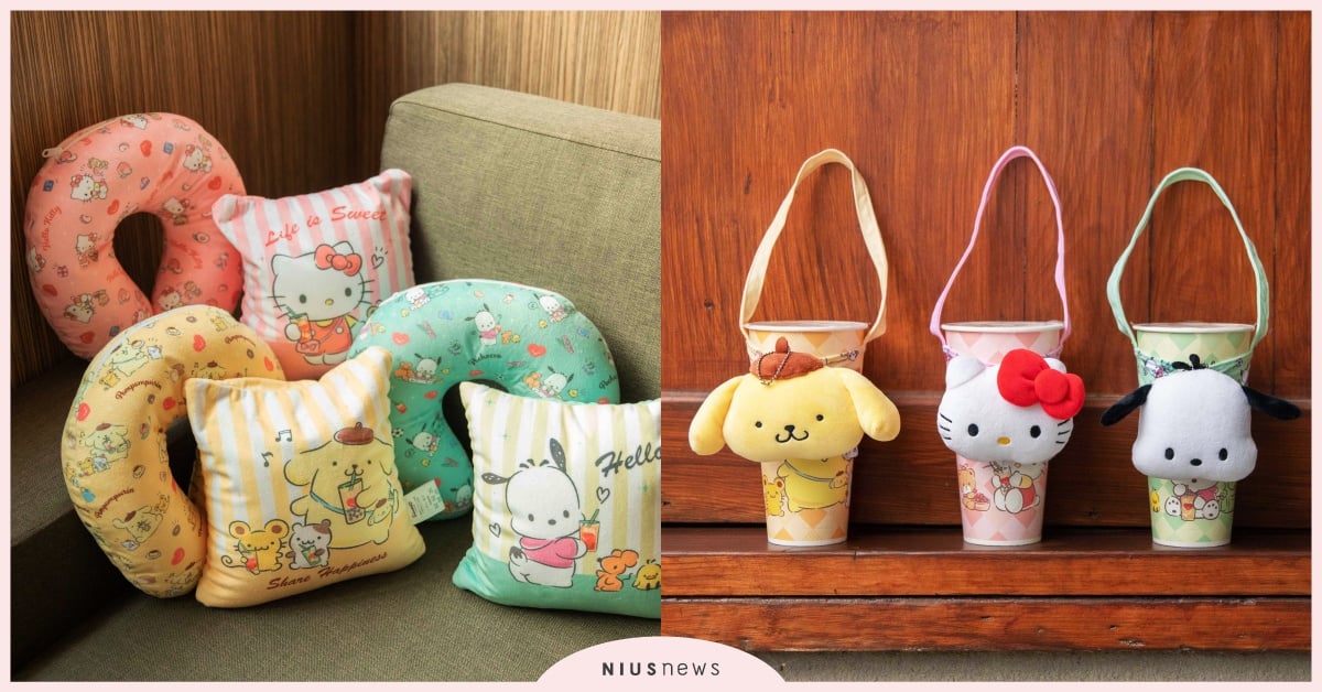 清心×三麗鷗聯名7大品項！9款造型紙杯，玩偶提袋和地墊必收 清心三麗鷗聯名、Hello Kitty、布丁狗、帕恰狗、清心福全、恰好瓶