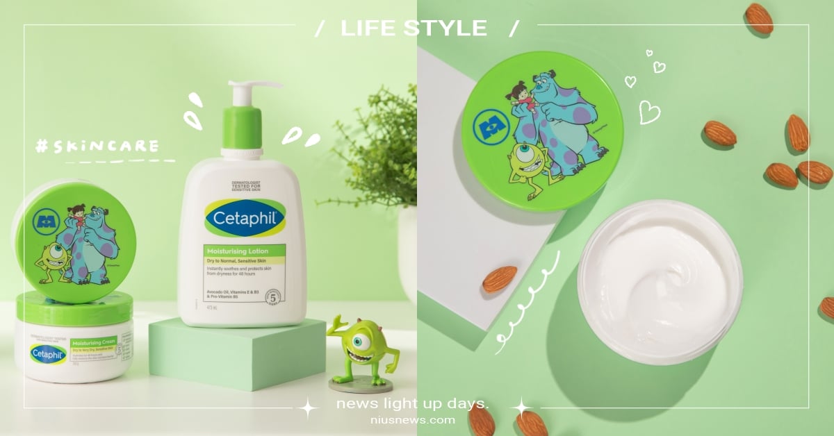 粉絲必收♡尖叫發電！舒特膚推出《怪獸電力公司》限定禮盒擊退乾癢快充保濕48小時！ 舒特膚、cetaphil、迪士尼、怪獸電力公司、敏弱肌護理