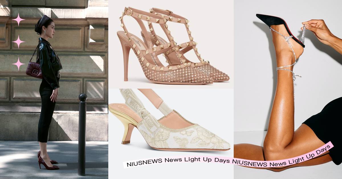 人生第一雙「精品高跟鞋」怎麼挑？6雙不敗清單：嫩粉鉚釘、精緻刺繡，當婚鞋也超美！ 精品高跟鞋、此生必買高跟鞋品牌、婚鞋推薦、JIMMYCHOO、VALENTINO、CHRISTIANLOUBOUTIN、MANOLOBLAHNIK、DIOR、RogerVivier