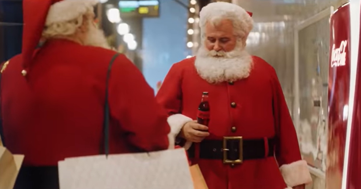 聖誕老人上工囉！不過人數有點多 聖誕老人、聖誕節、Coca-Cola、可口可樂