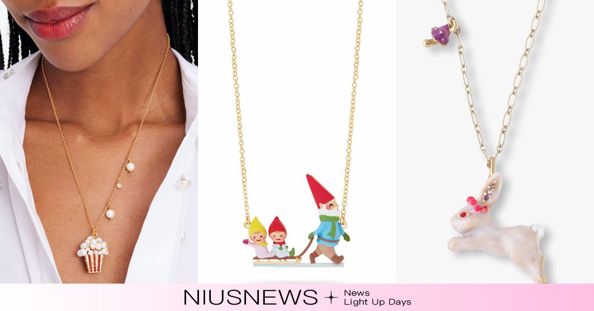 6款節慶感「特色項鍊」推薦：珍珠爆米花、童趣琺瑯兔子太可愛，當聖誕禮物也超適合！ 聖誕禮物、聖誕飾品、節慶項鍊推薦、KateSpade、AnnaSui、LesNéréides、COACH、Pandora、SWAROVSKI