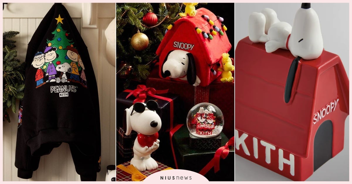 KITH史努比24聯名「紅色狗屋存錢筒＋查理布朗外套」超聖誕！小獵犬整隻3D還原 KITH聯名、史努比雜貨、史努比居家小物、KITH史努比、KITH花生漫畫聯名、史努比上衣、花生漫畫聯名、PEANUTS聯名上衣外套、史努比帽子、史努比聯名小物、PEANUTS聯名、史努比擺飾