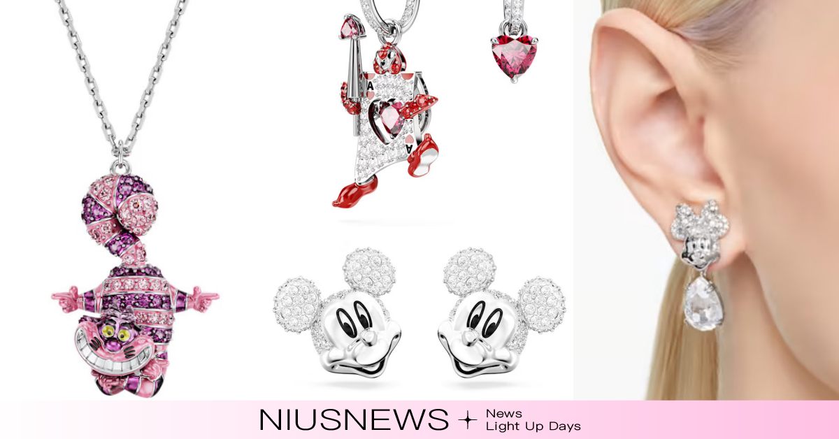 SWAROVSKIx迪士尼再推7新作：粉紅水晶柴郡貓項鍊、米妮水滴耳環活力夢幻！ SWAROVSKI、迪士尼、SWAROVSKIx迪士尼、米奇、米妮、愛麗絲夢遊仙境、柴郡貓
