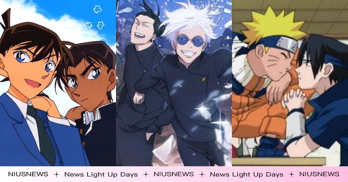 30對動漫「亦敵亦友CP」！五條夏油、鳴人佐助，戴上BL濾鏡都是因他們？ 動漫、最強勁敵CP、亦敵亦友CP、咒術、黑子籃球、足球小將、流星花園、北斗之拳、棋魂、Pokemon、死亡筆記、玻璃假面、飆速宅男、小拳王、名偵探柯南、賽馬娘