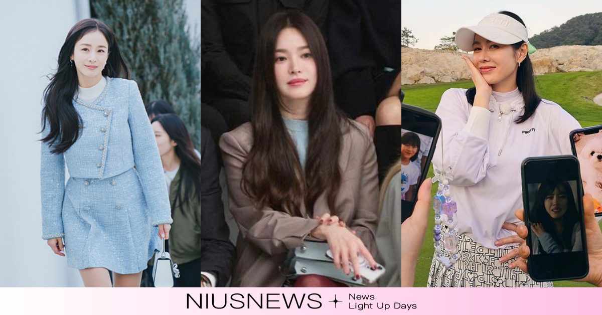 5位公認「40+凍齡韓星」！宋慧喬「淡妝超顯嫩」、金泰希宛如「女團門面」！ 韓凍齡女星代表、宋慧喬、金泰希、孫藝真、全智賢、宋智孝