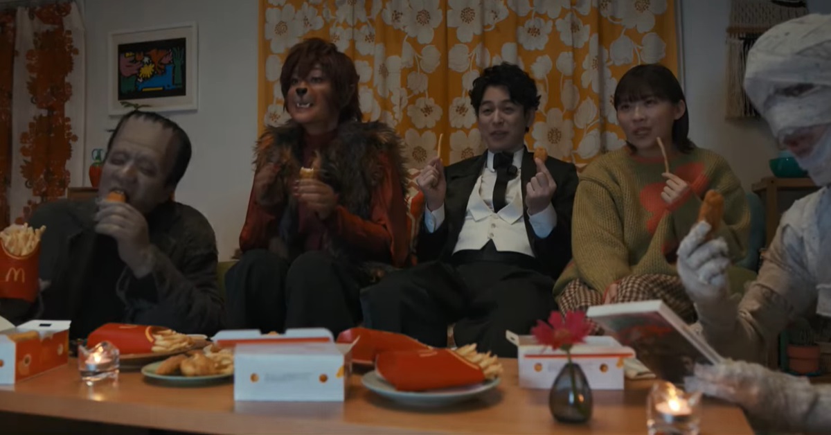 吸血鬼店長，被科學怪人嚇到 吸血鬼店長、科學怪人、木乃伊、麥當勞、麥當勞薯條、麥當勞雞塊