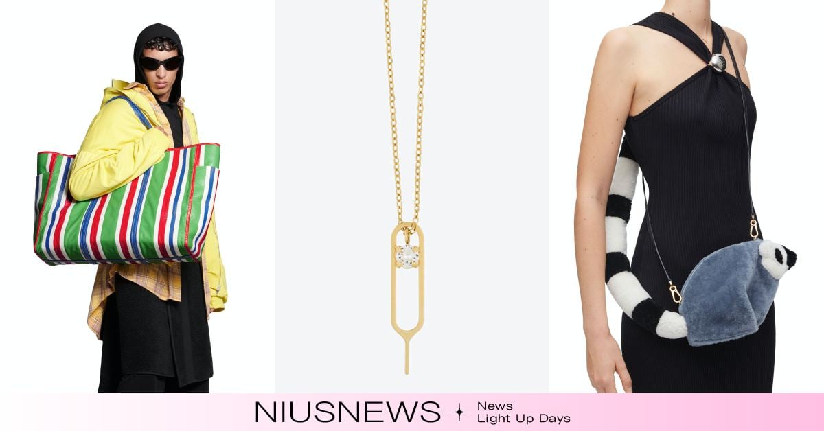 盤點5款2024精品 「趣味配件」！巴黎世家台味「茄芷袋」、SIM卡針項鍊直接戴 巴黎世家、BALENCIAGA、LOUISVUITTON、LOEWE、SAINTLAURENT、BURBERRY