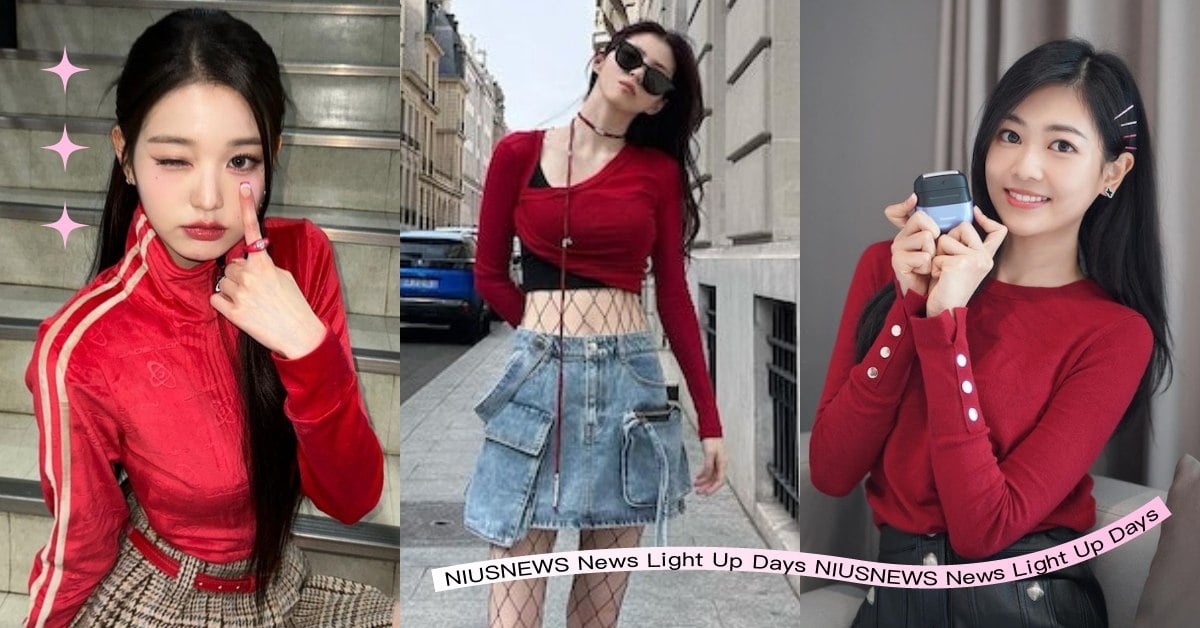2024新年走春「紅色系穿搭靈感」！ 張員瑛「學院感」Y2K時尚、韓韶禧甜又辣 過年穿搭、2024新年穿搭、紅色系穿搭、紅色搭配、走春穿搭、張員瑛、韓韶禧