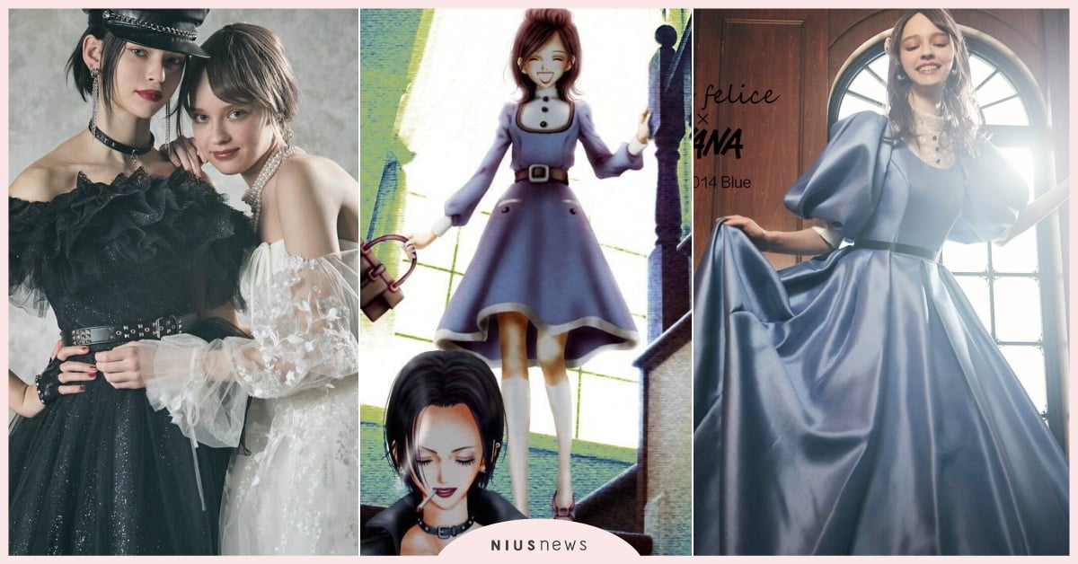 漫畫神作《NANA》聯名9套「娜娜＆小八婚紗」！龐克女王黑嫁紗、奈奈澎袖夢幻還原 NANA、NANA漫畫、NANA聯名、NANA婚紗、NANA娜娜婚紗、NANA奈奈婚紗、聯名婚紗推薦、LulufeliceNANA聯名