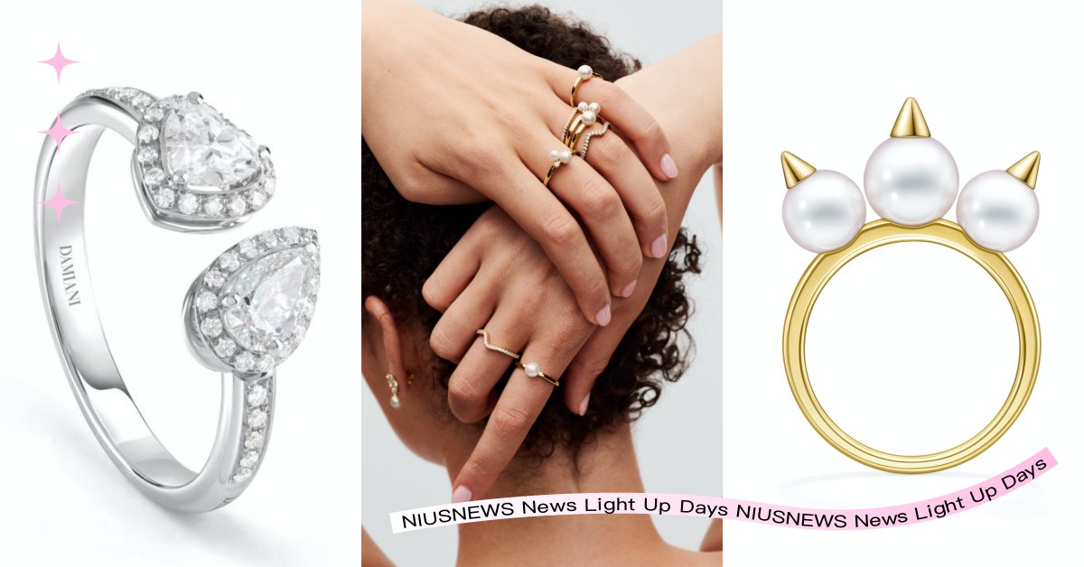 2024必看6款「優雅靜奢風」戒指！PANDORA雙珍珠、DAMIANI心型寶石 2024靜奢風戒指推薦、DAMIANI、MIKIMOTO、PANDORA、Hearts On Fire