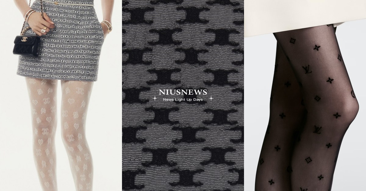 盤點2024春夏4款「精品LOGO褲襪」！CELINE萬元有找，搭樂福鞋也好看！ 2024精品LOGO褲襪推薦、CHANEL、CELINE、LOUISVUITTON、Dolce&Gabbana