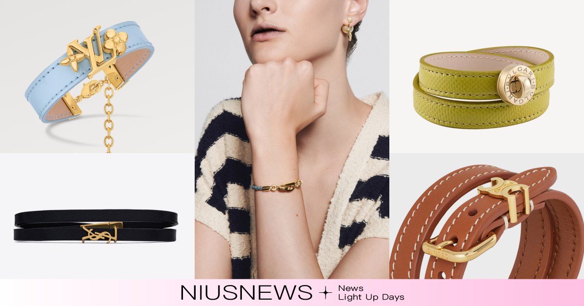 2024最值得入手5款「精品皮革手鍊」！LV「花卉吊墜」1萬5有找、戴上秒時髦！ 2024精品皮革手鍊推薦、LOUISVUITTON、SAINTLAURENT、DIOR、BVLGARI、CELINE
