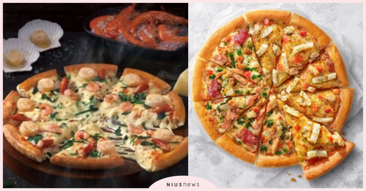 披薩大亂鬥？達美樂「8顆大干貝」海鮮披薩超吸睛，必勝客「海陸雙拼」解決選擇困難 必勝客、達美樂、披薩、海鮮披薩、干貝、優惠、燻雞