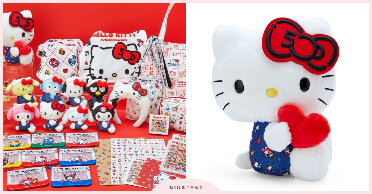 Hello Kitty 50週年周邊日本開賣！超萌髮箍秒變身、經典角色玩偶必收藏 Hello Kitty、Hello Kitty50週年、Hello Kitty周邊、三麗鷗、三麗鷗周邊