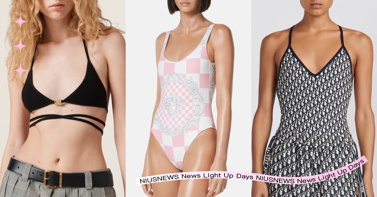 編輯推薦2024出遊7款「精品泳衣」：DIOR、MIUMIU耍辣、保守派一次看！ 2024精品泳衣推薦、MIUMIU、VERSACE、DIOR、LOUIS VUITTON、BURBERRY、SAINT LAURENT、CELINE