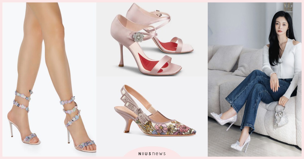 婚禮穿搭「夢幻美鞋」6選：Jimmy Choo水晶仙履鞋、DIOR輕鬆走花路！ 婚禮穿搭、Rene Caovilla、Jimmy Choo、AQUAZZURA、Roger Vivier、DIOR、MIUMIU