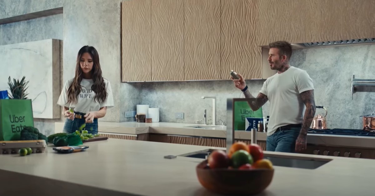 貝克漢與維多利亞，記性好像不是很好 UberEats、維多利亞、貝克漢